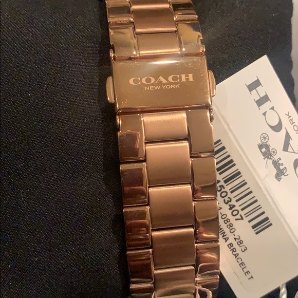 NEW COACH GRAND ROSE GOLD ROSE DIAL SIGNATURE brand new in box - Picture 2 of 5